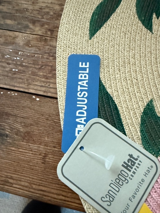 Anthropologie San Diego Floral Floppy Straw Hat